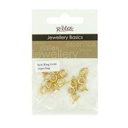 AussieSuperStore Jewellery Making Supplies JF Clasp Bolt Ring 8mm (in 2 colors) JF Clasp Bolt Ring 8mm | Jewellery Making Findings | Jewellery Making Accessories